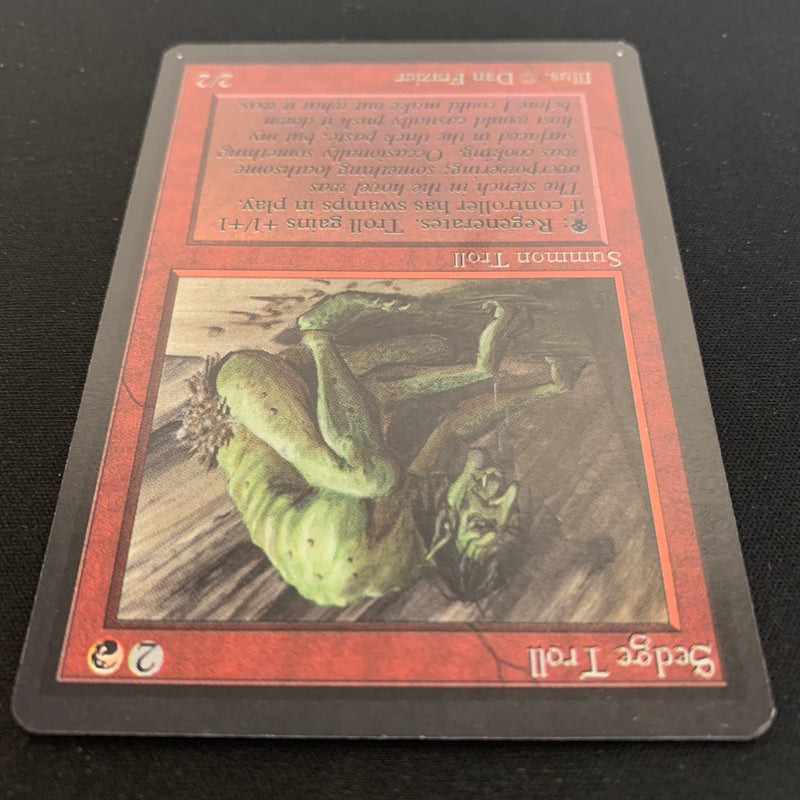 Magic the Gathering Sedge Troll - Beta 