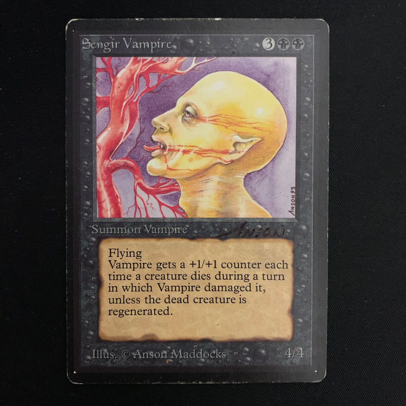 Magic the Gathering Sengir Vampire - Beta 