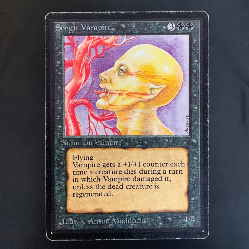 Magic the Gathering Sengir Vampire - Beta 