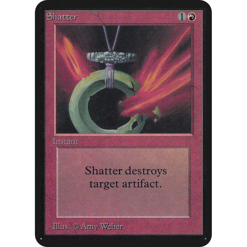 Magic the Gathering Shatter - Alpha NM