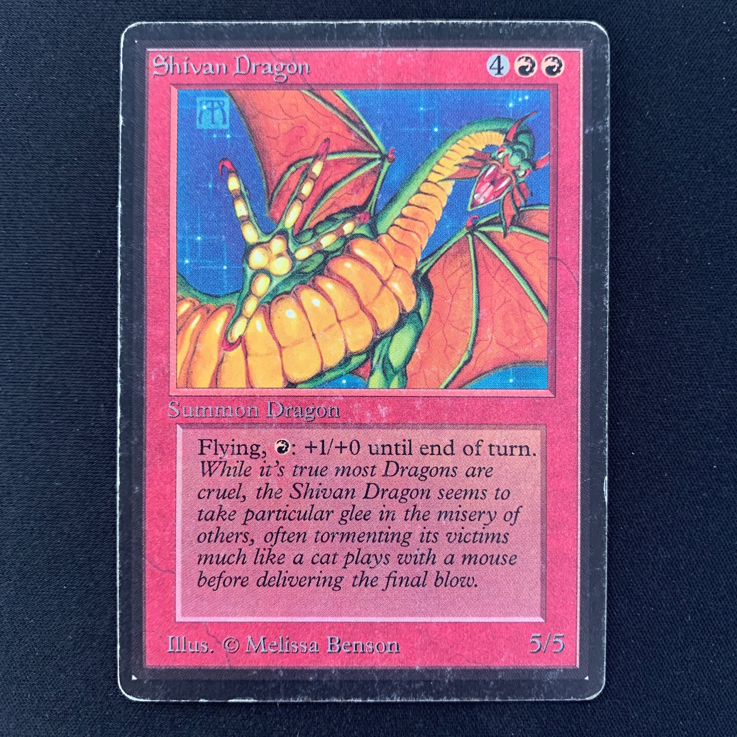 MTG Singles - Shivan Dragon - Beta - 