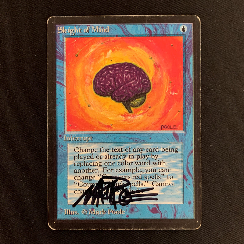 Magic the Gathering Sleight of Mind - Beta 