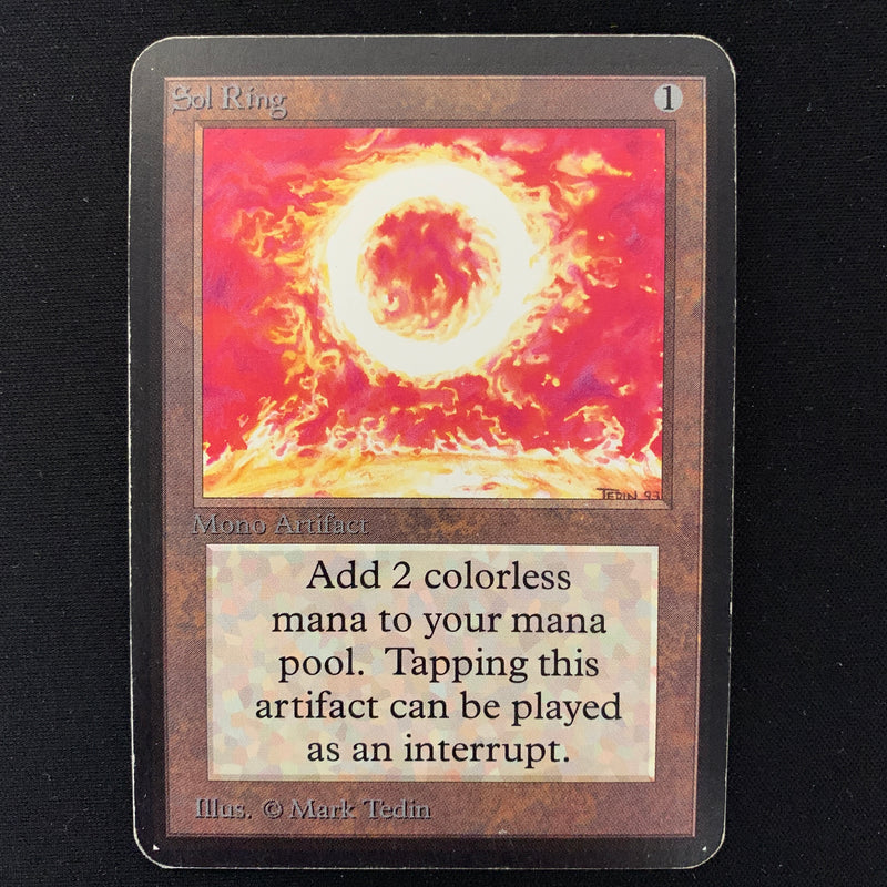 Magic the Gathering Sol Ring - Alpha 