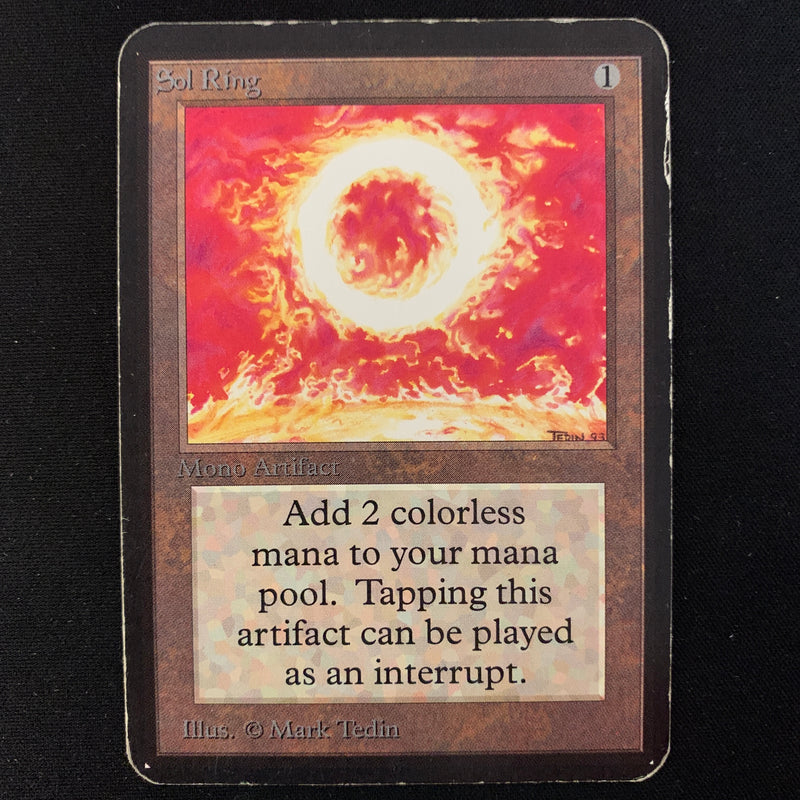 Magic the Gathering Sol Ring - Alpha 