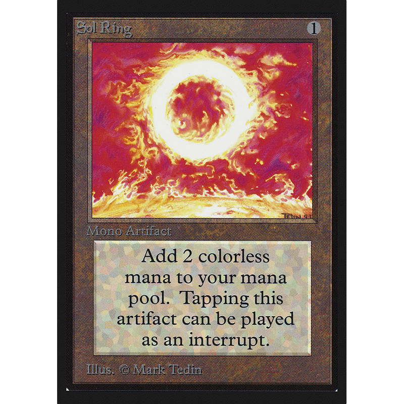 Magic the Gathering Sol Ring - Collectors’ Edition NM