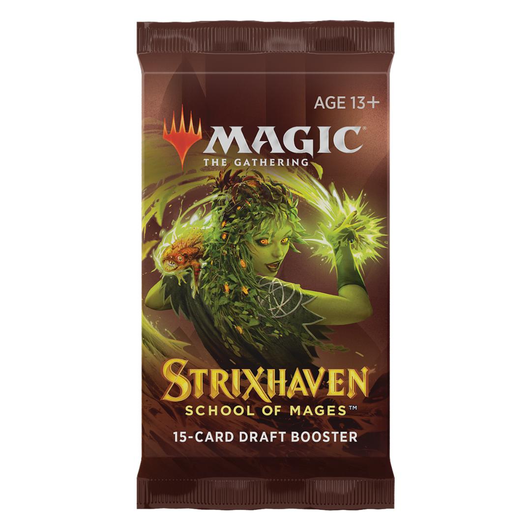 MTG Sealed Product - Strixhaven: School of Mages Draft Booster Pack - 