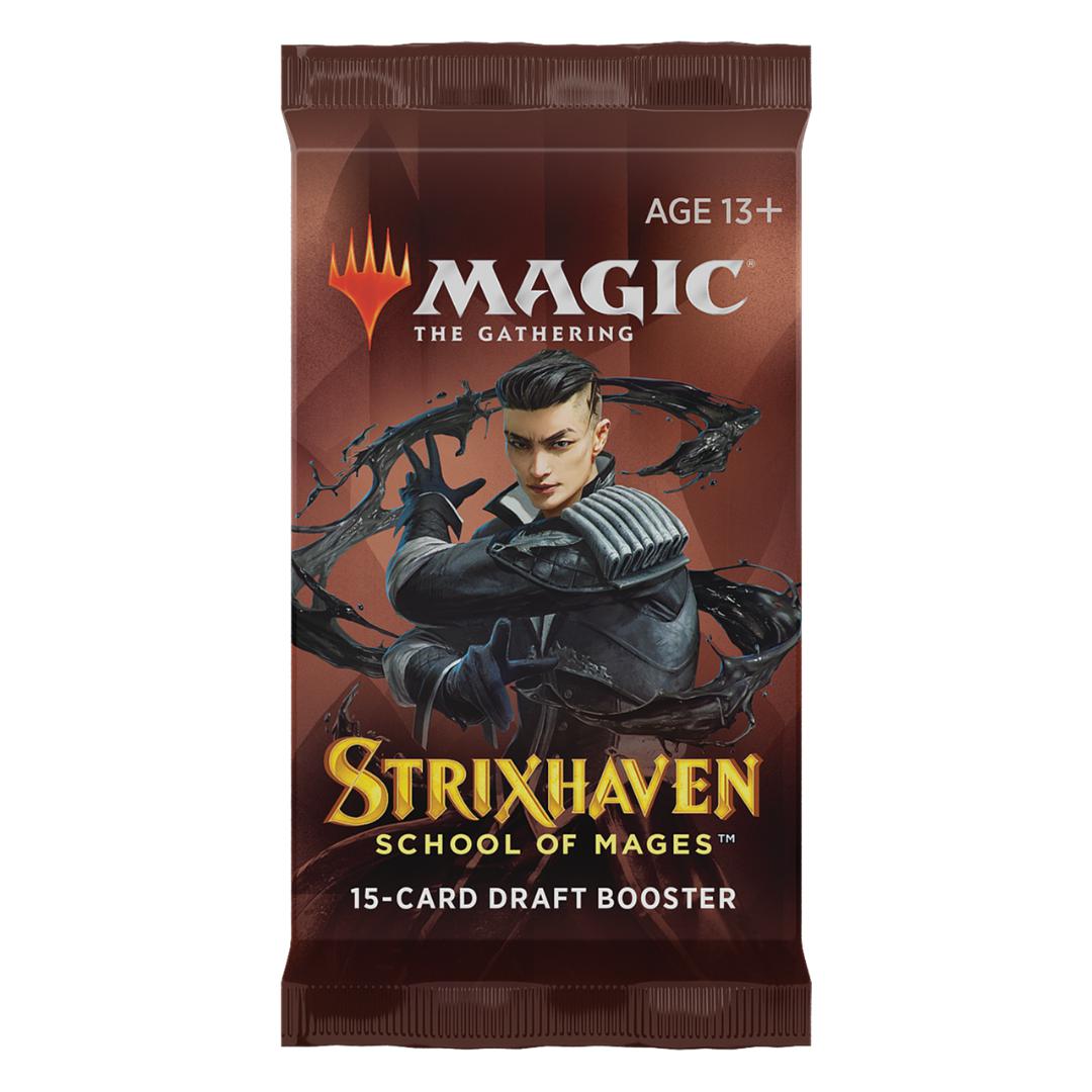 MTG Sealed Product - Strixhaven: School of Mages Draft Booster Pack - 