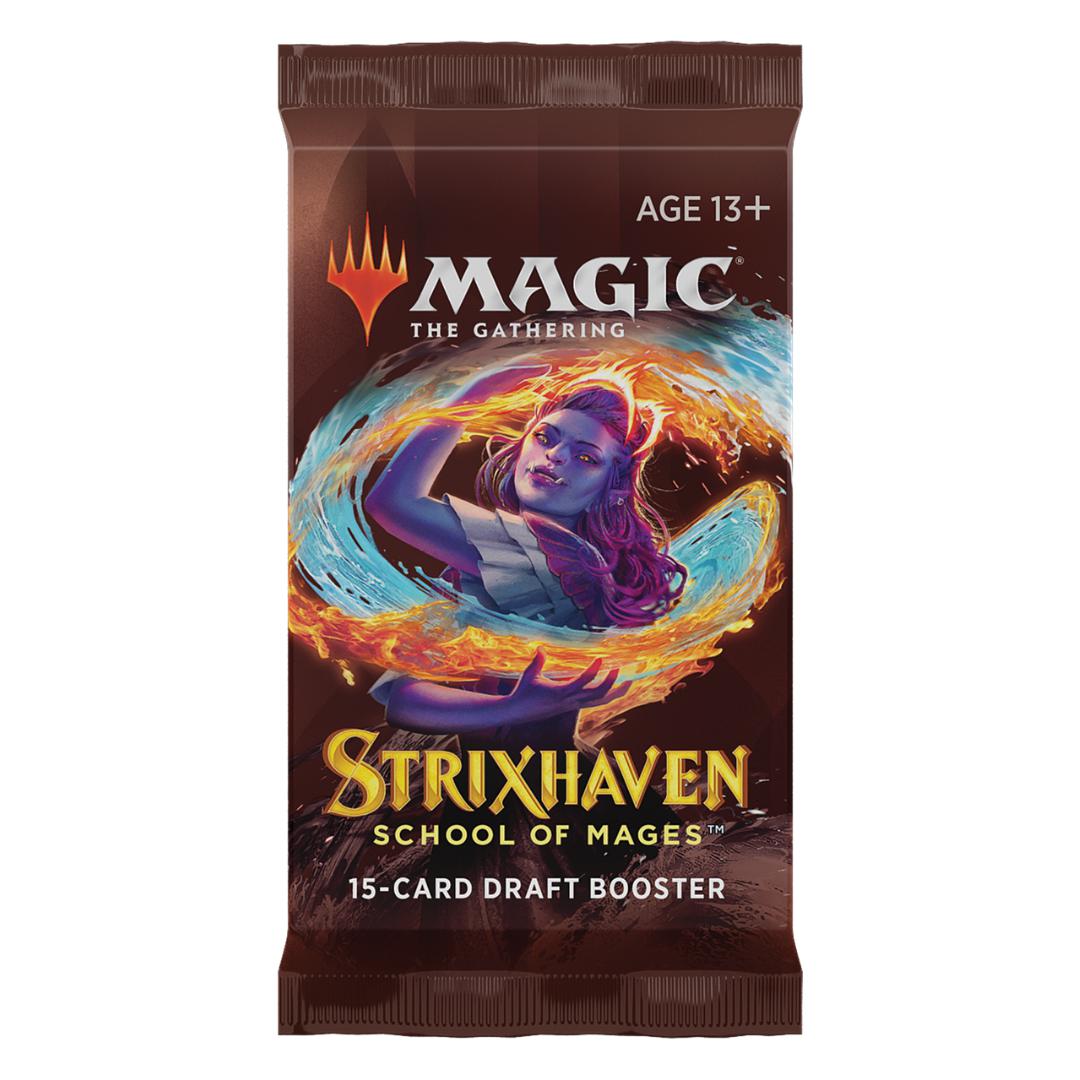 MTG Sealed Product - Strixhaven: School of Mages Draft Booster Pack - 