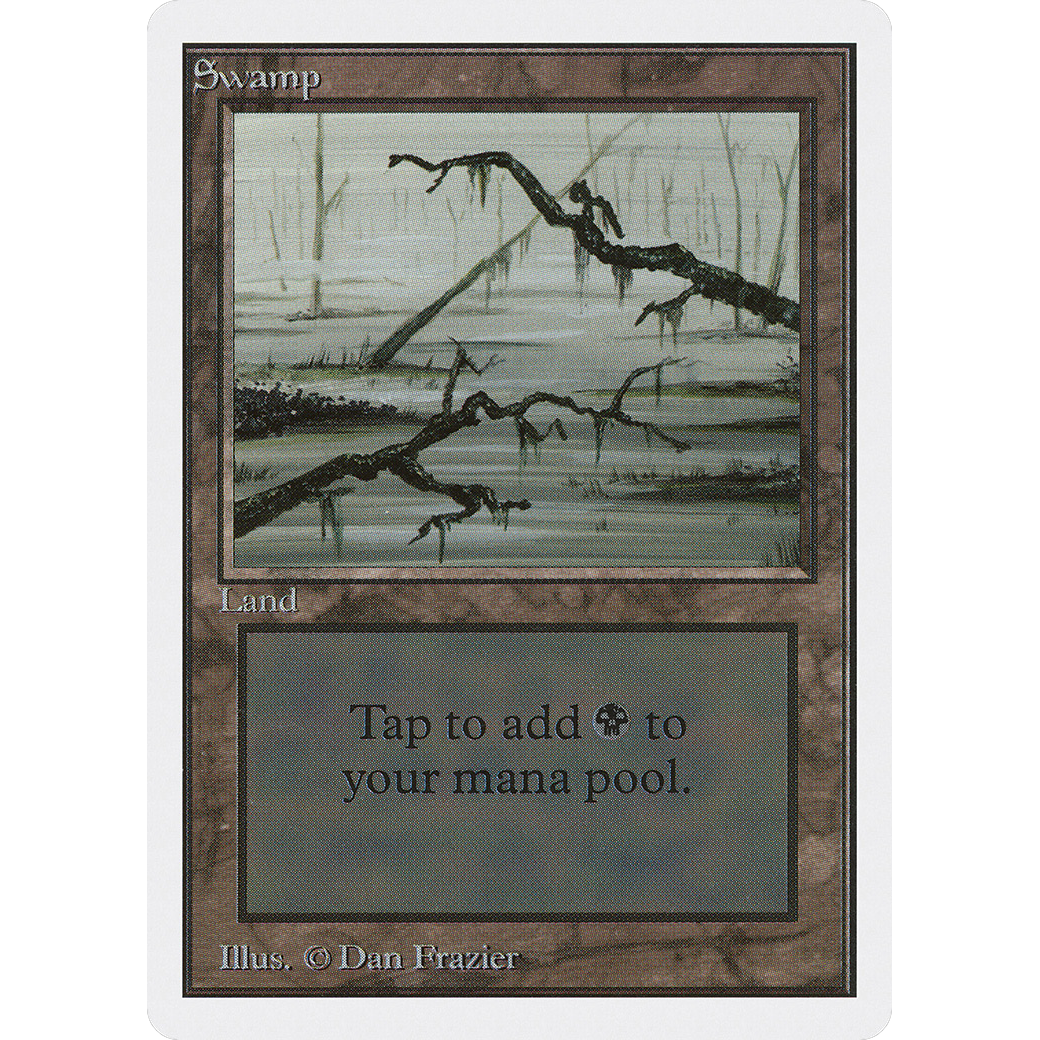 MTG Singles - Swamp (V.3) - Unlimited - NM