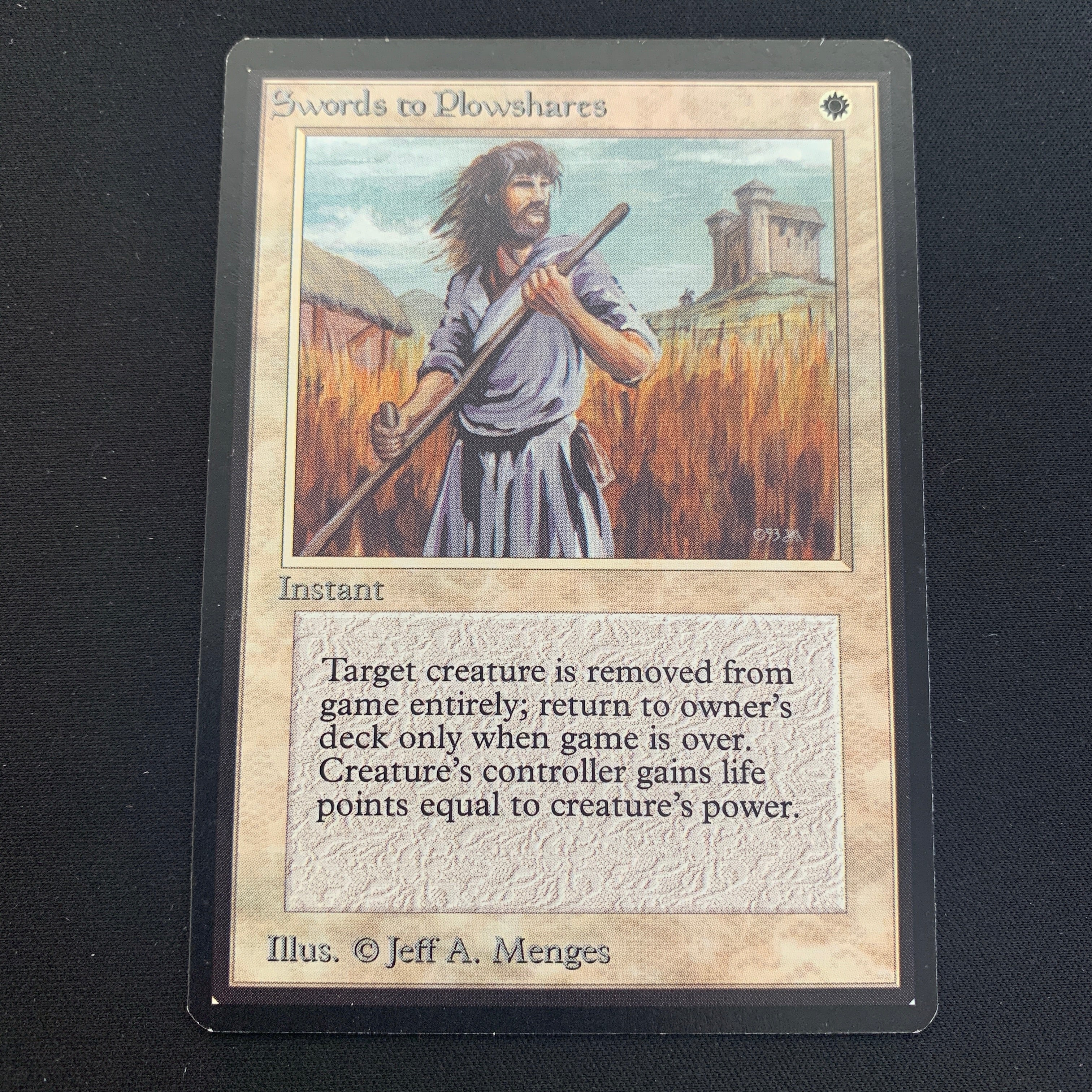 MTG Singles - Swords to Plowshares - Beta - 