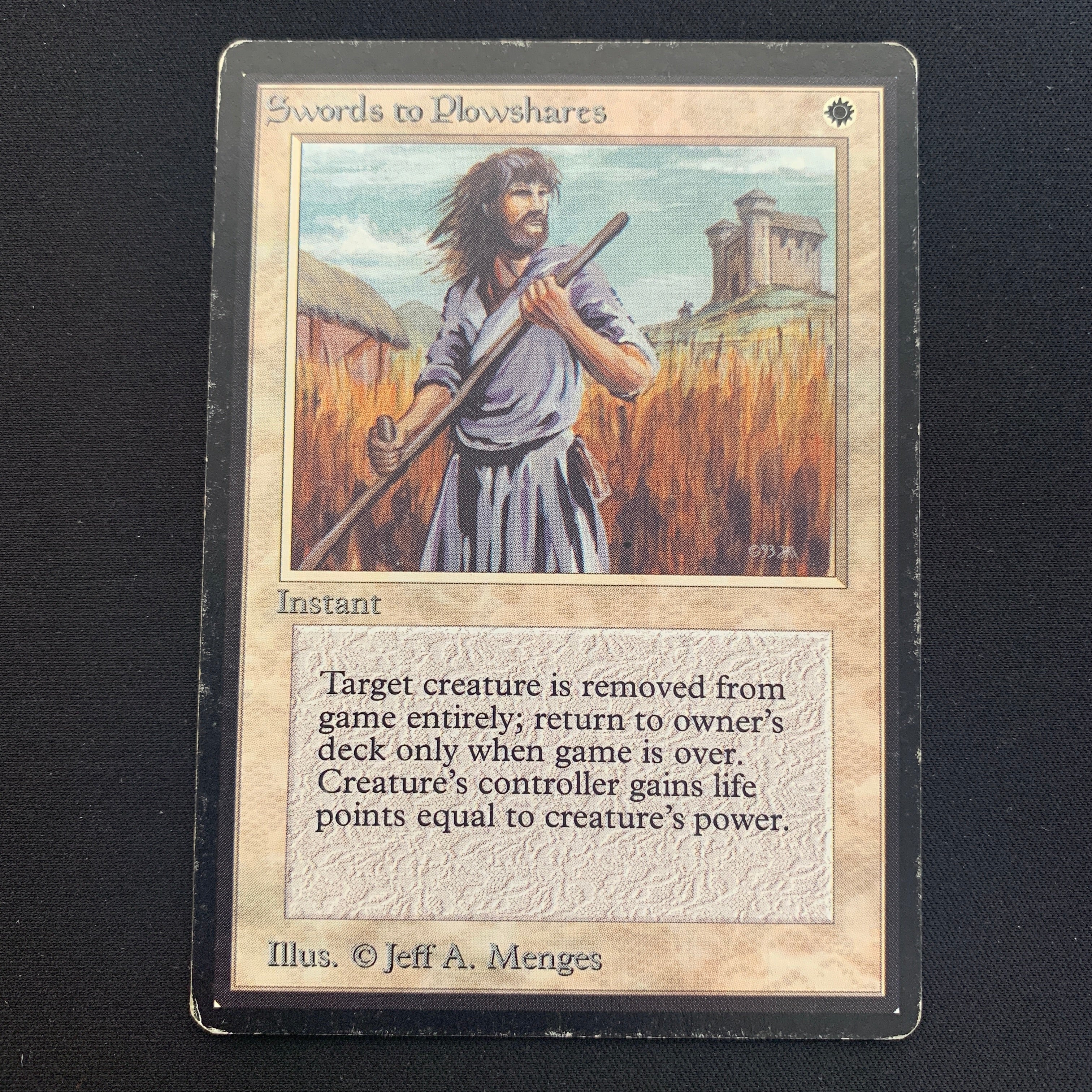 MTG Singles - Swords to Plowshares - Beta - 