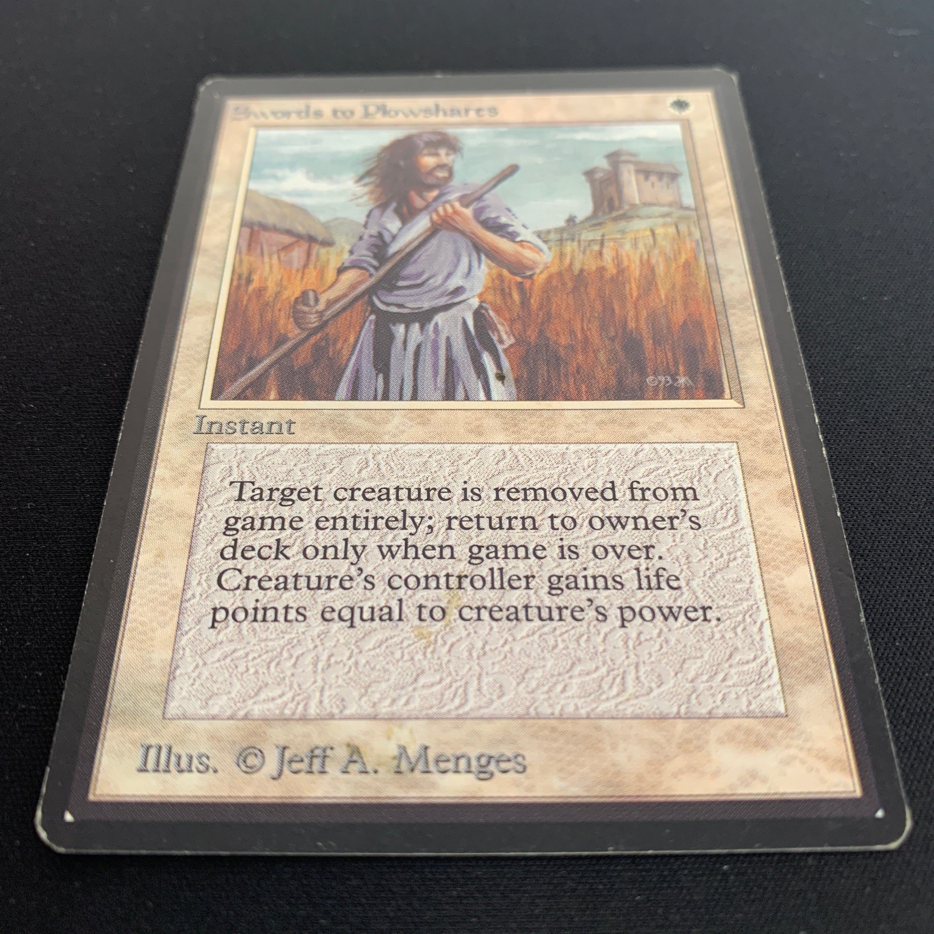 MTG Singles - Swords to Plowshares - Beta - 