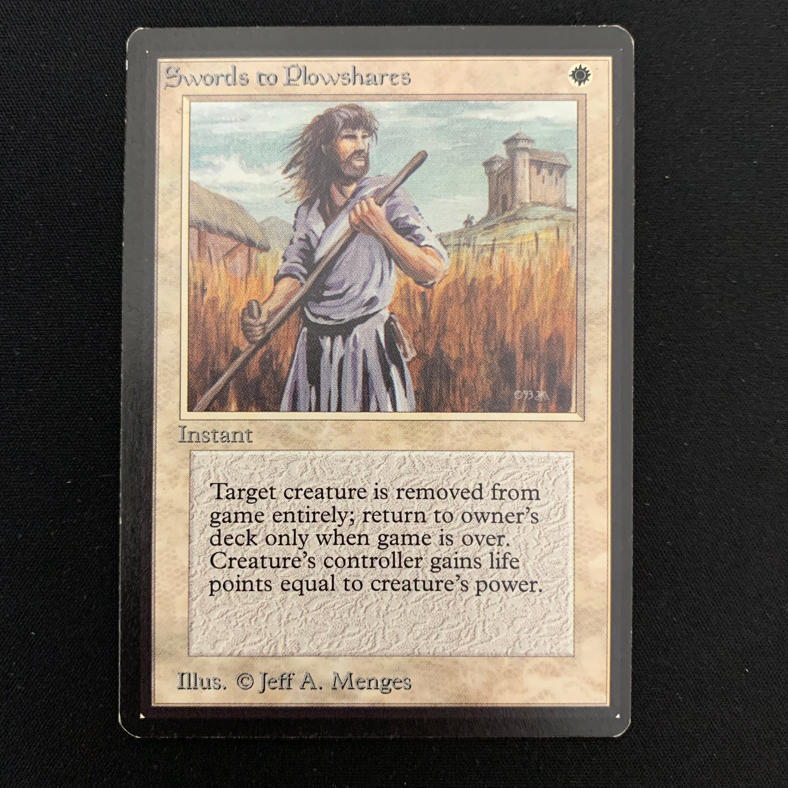 MTG Singles - Swords to Plowshares - Beta - 