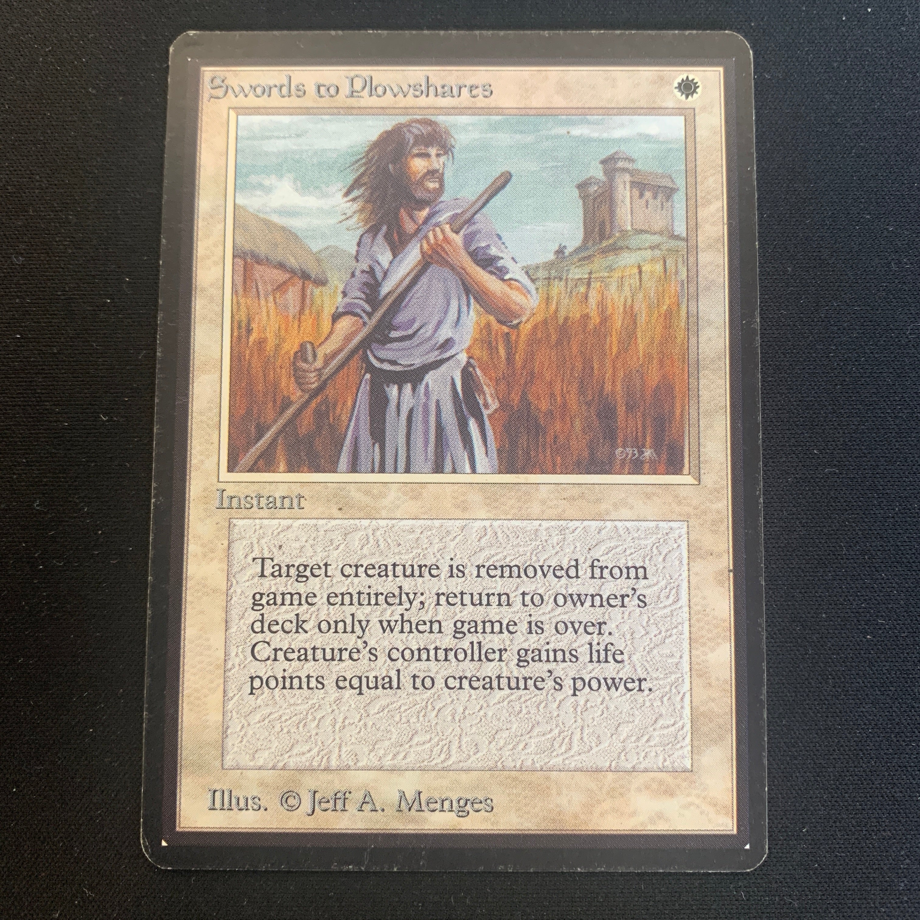 MTG Singles - Swords to Plowshares - Beta - 