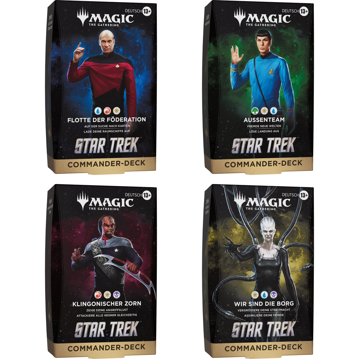 MTG Sealed Product - Star Trek Commander Deck Set - 