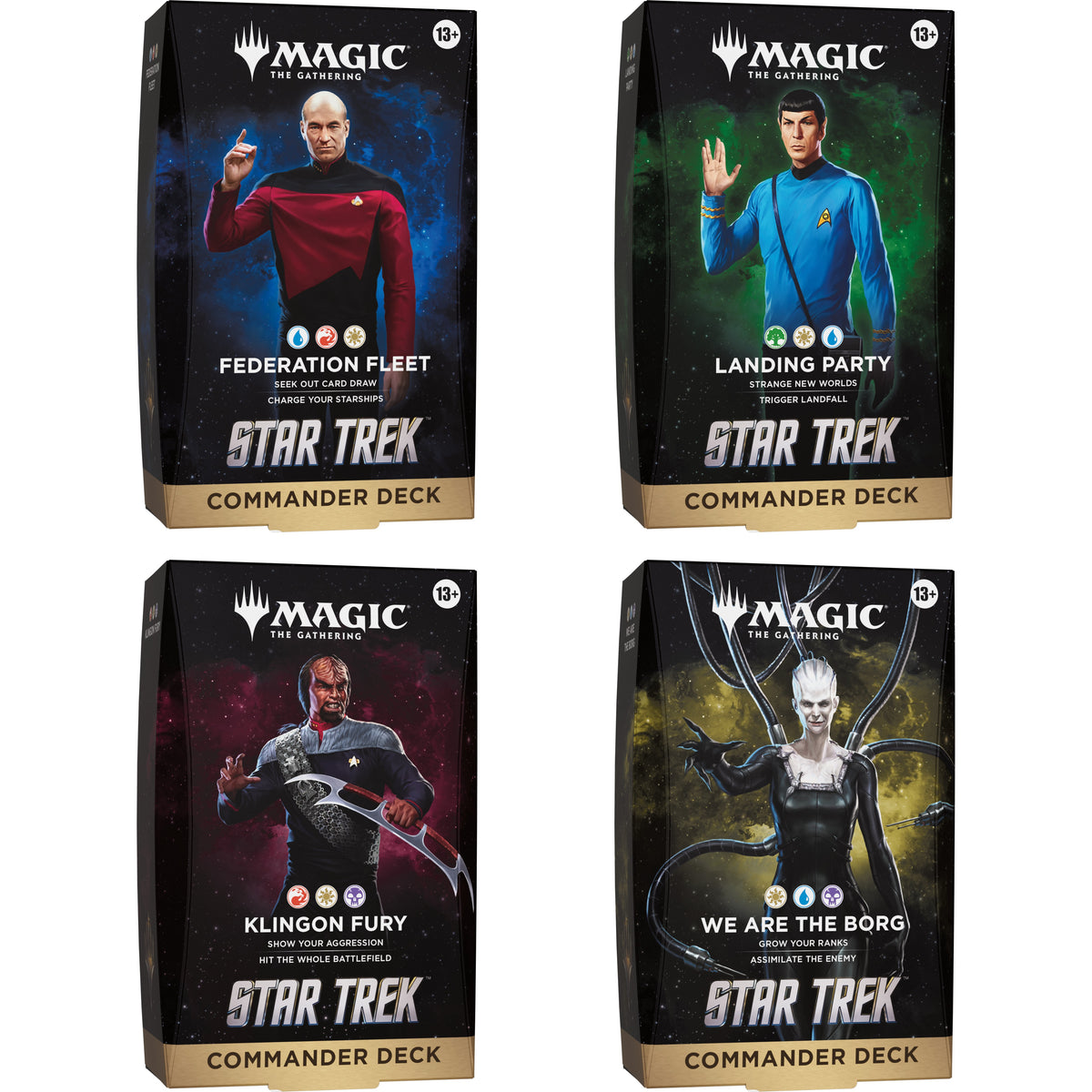 MTG Sealed Product - Star Trek Commander Deck Set - 