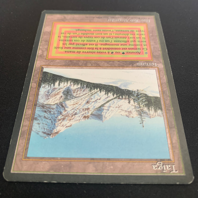 Magic the Gathering Taiga - Foreign Black Bordered - French 