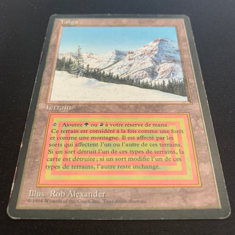 Magic the Gathering Taiga - Foreign Black Bordered - French 