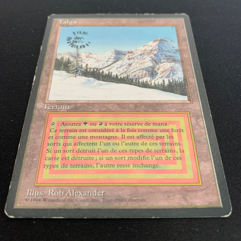 Magic the Gathering Taiga - Foreign Black Bordered - French 