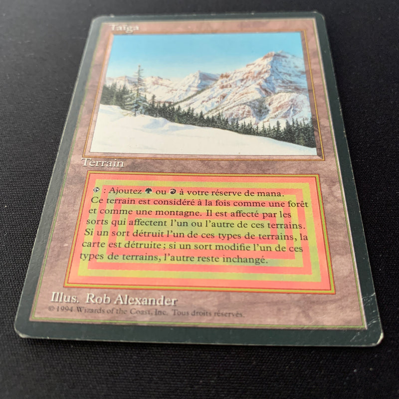 Magic the Gathering Taiga - Foreign Black Bordered - French 