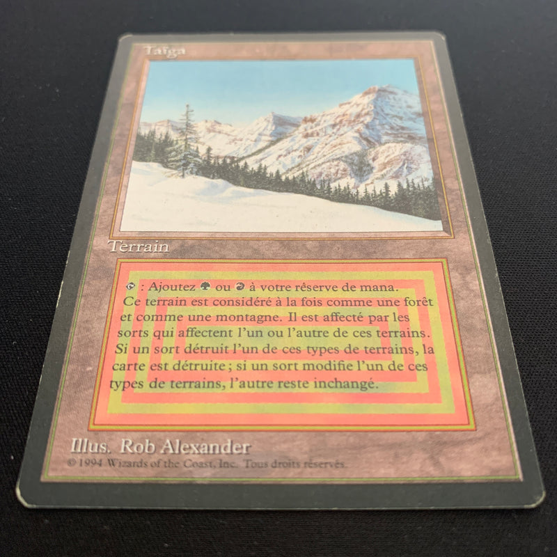 Magic the Gathering Taiga - Foreign Black Bordered - French 