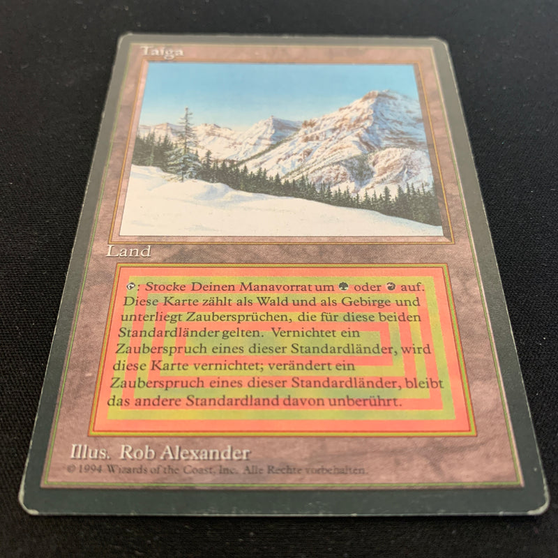 Magic the Gathering Taiga - Foreign Black Bordered - German 