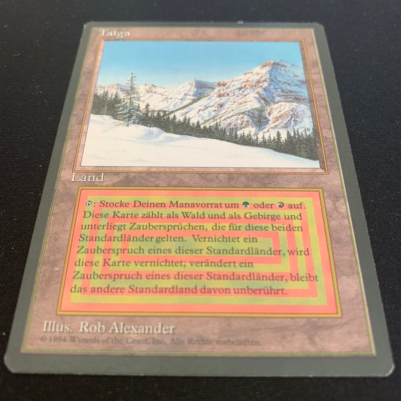 Magic the Gathering Taiga - Foreign Black Bordered - German 