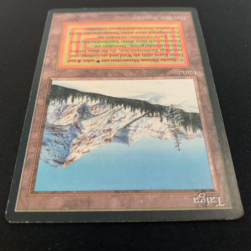 Magic the Gathering Taiga - Foreign Black Bordered - German 