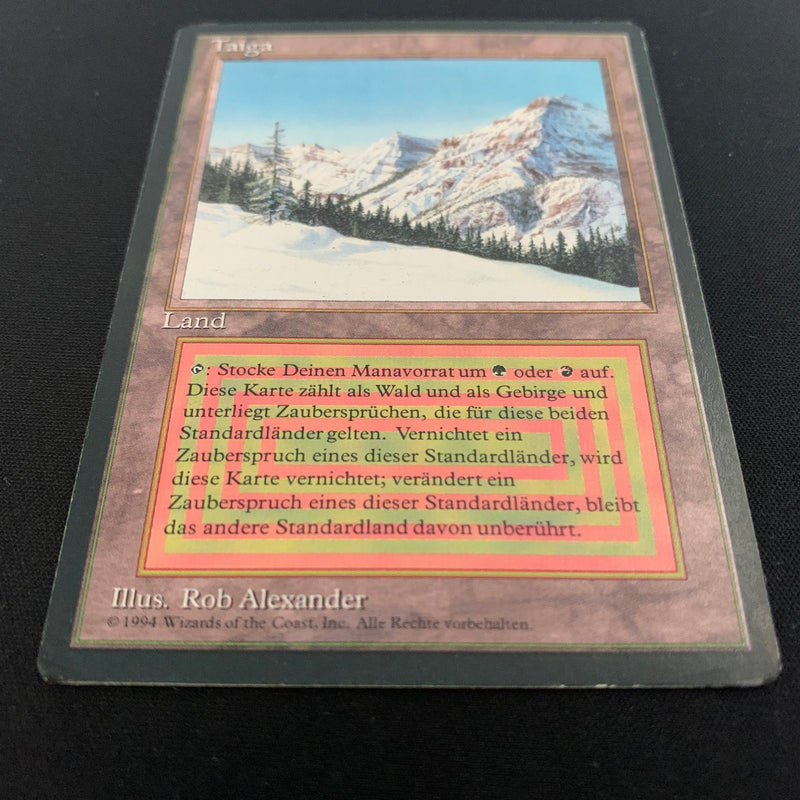 Magic the Gathering Taiga - Foreign Black Bordered - German 