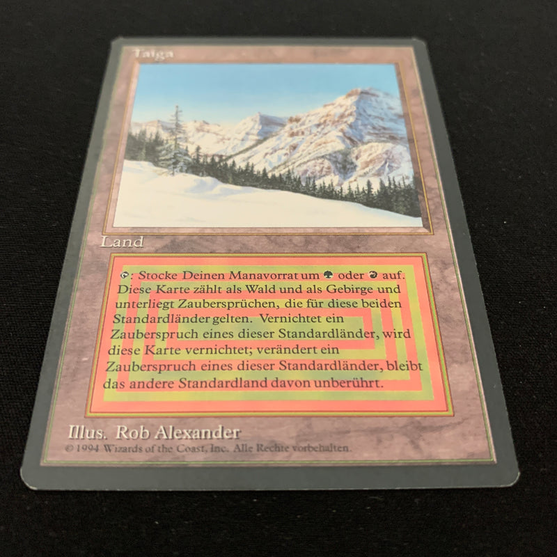 Magic the Gathering Taiga - Foreign Black Bordered - German 