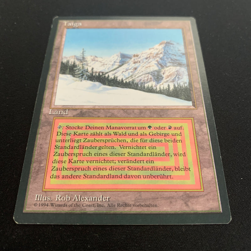 Magic the Gathering Taiga - Foreign Black Bordered - German 