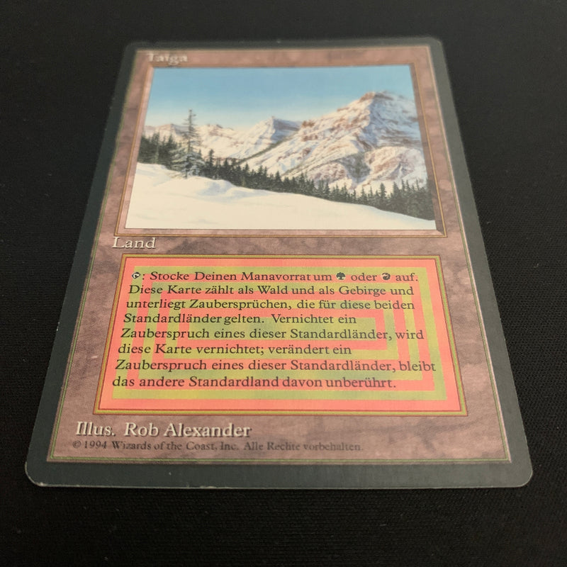 Magic the Gathering Taiga - Foreign Black Bordered - German 