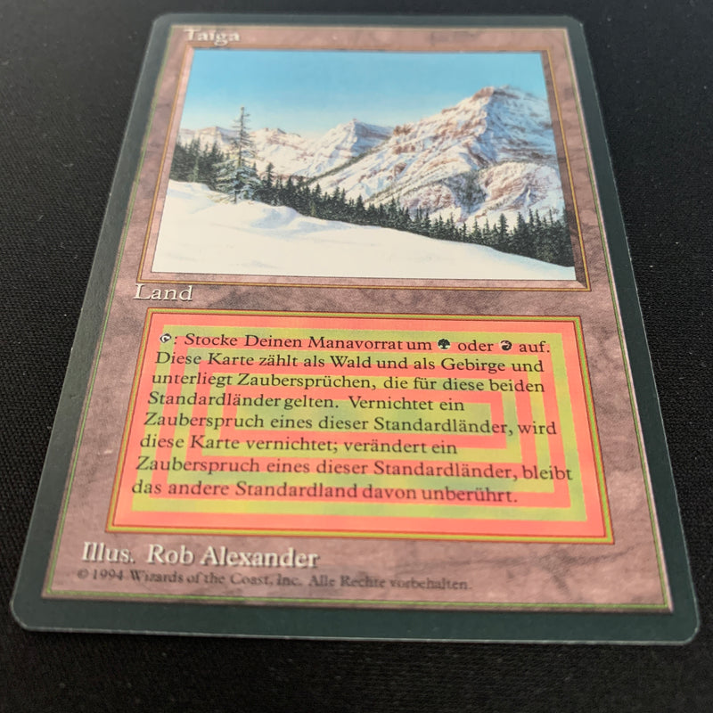 Magic the Gathering Taiga - Foreign Black Bordered - German 