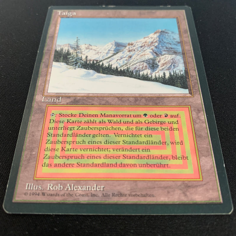 Magic the Gathering Taiga - Foreign Black Bordered - German 