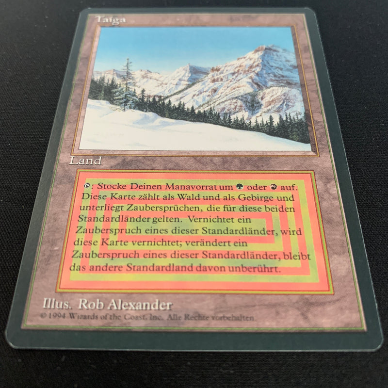 Magic the Gathering Taiga - Foreign Black Bordered - German 