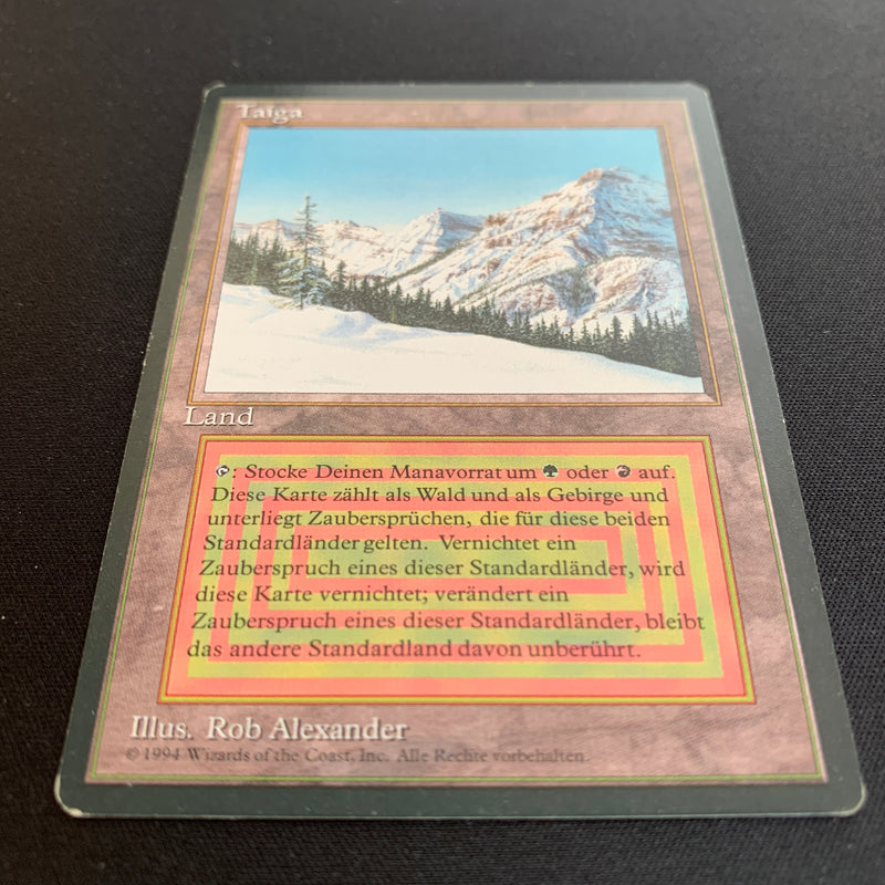 Magic the Gathering Taiga - Foreign Black Bordered - German 