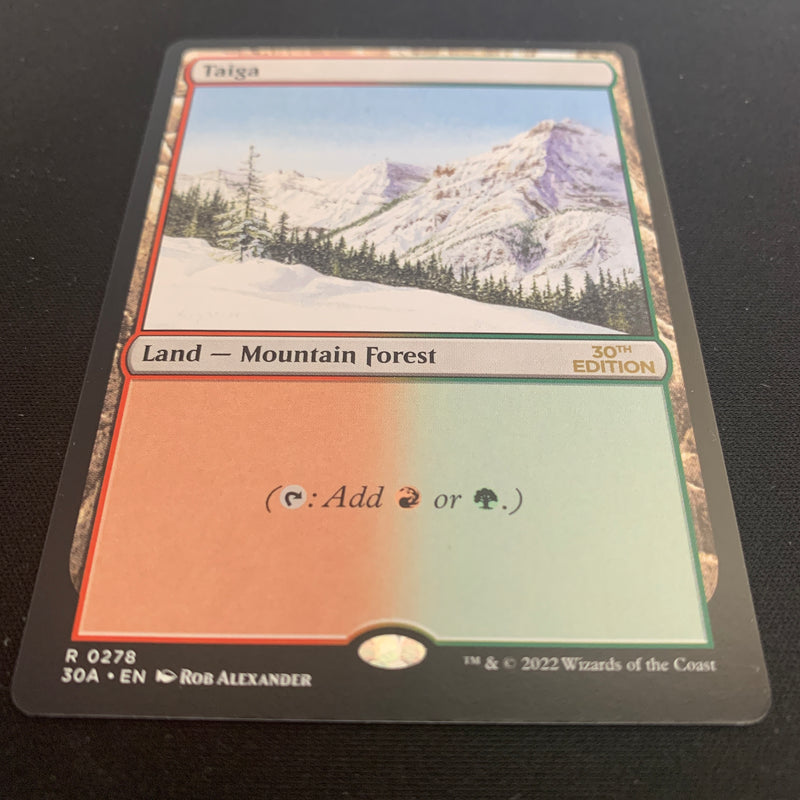 Magic the Gathering Taiga (Modern Frame) - 30th Anniversary Edition 