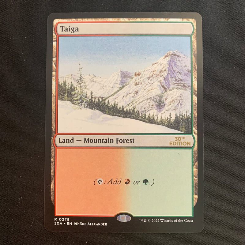 Taiga (Modern Frame) 30th Anniversary Edition Magic: The Gathering