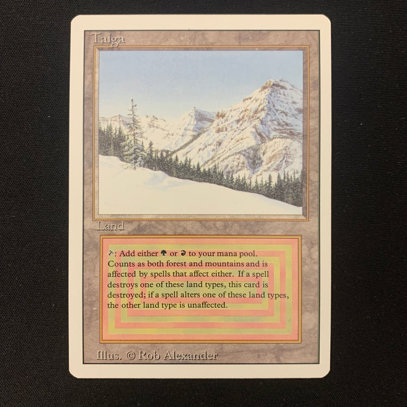 Magic the Gathering Taiga - Revised 