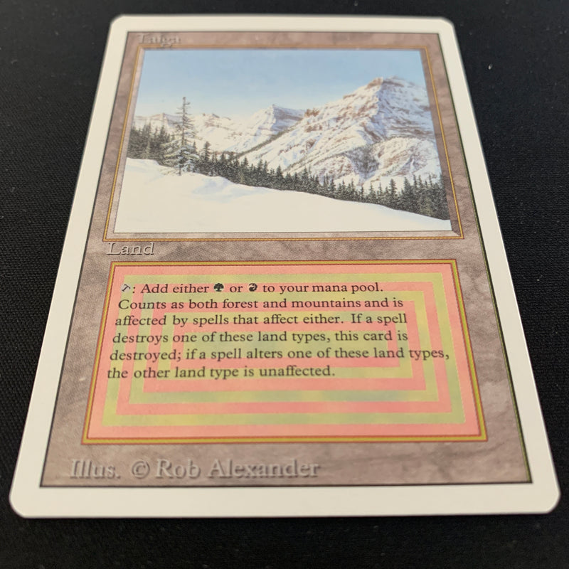 Magic the Gathering Taiga - Revised 