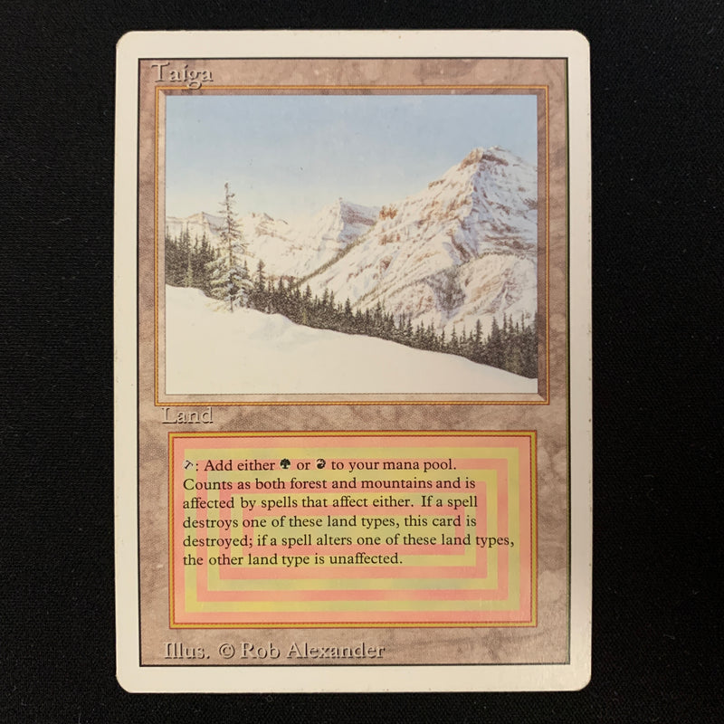 Magic the Gathering Taiga - Revised 