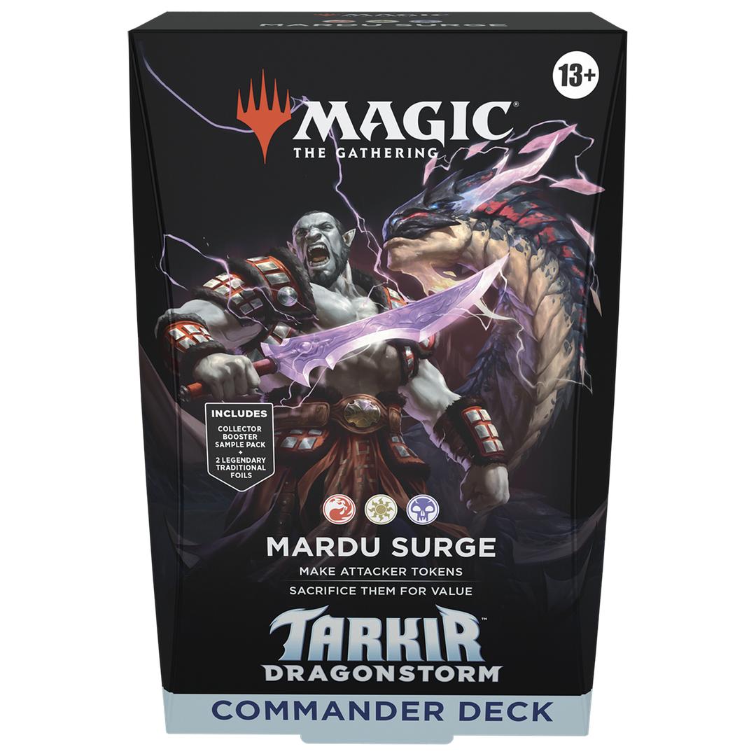 Magic the Gathering Tarkir: Dragonstorm Commander Deck Mardu Surge English