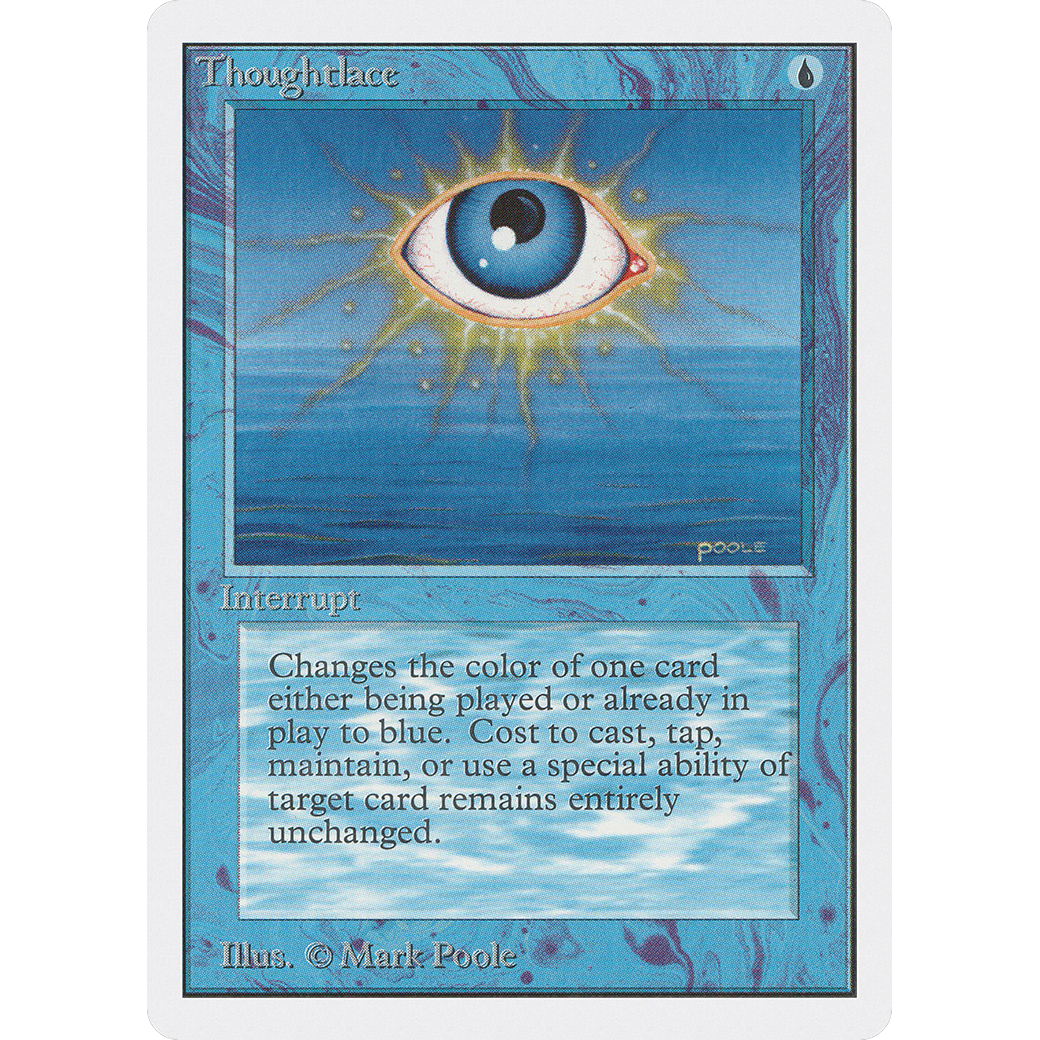 MTG Singles - Thoughtlace - Unlimited - NM