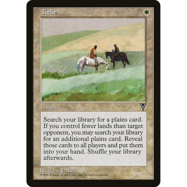 Magic the Gathering Tithe - Visions NM