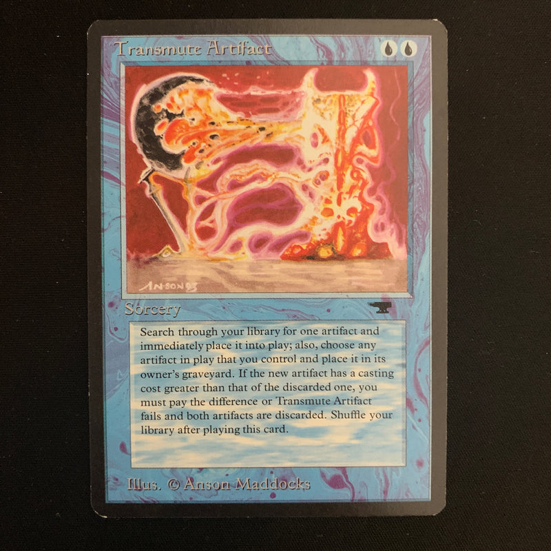 Magic the Gathering Transmute Artifact - Antiquities 