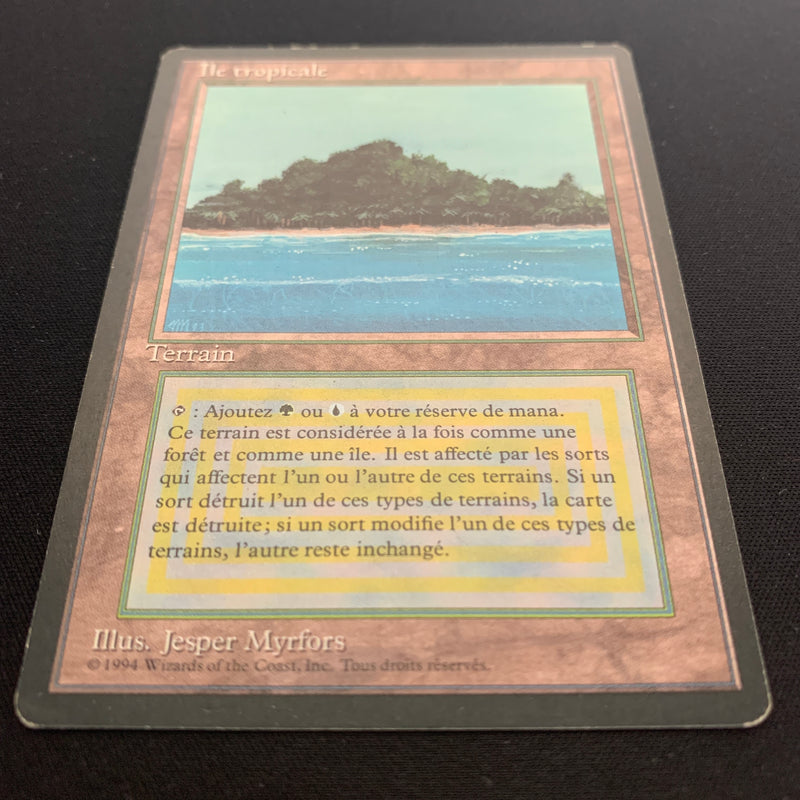 Tropical Island - Foreign Black Bordered - French