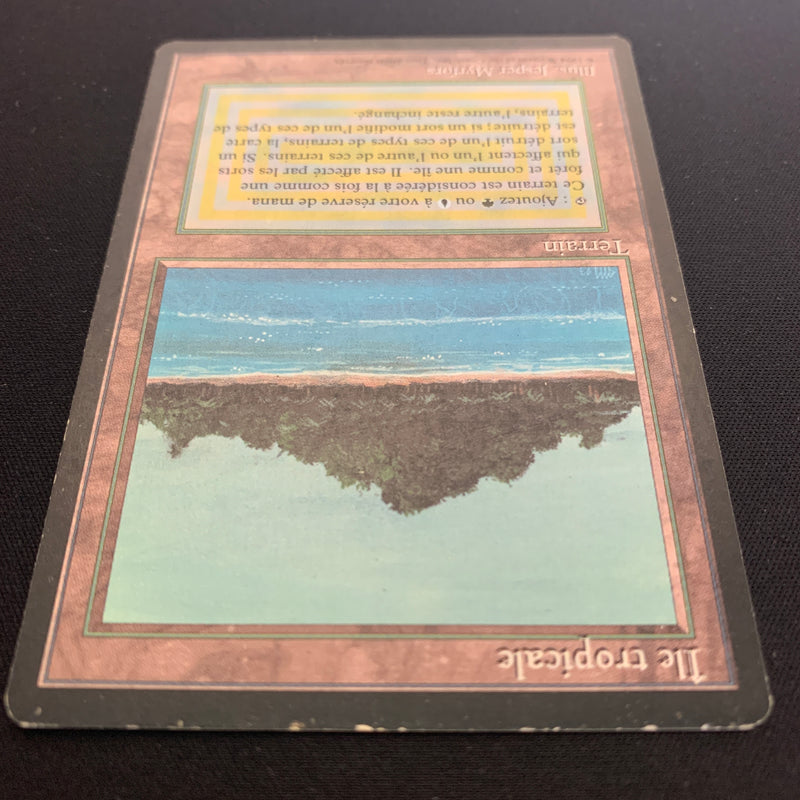 Tropical Island - Foreign Black Bordered - French