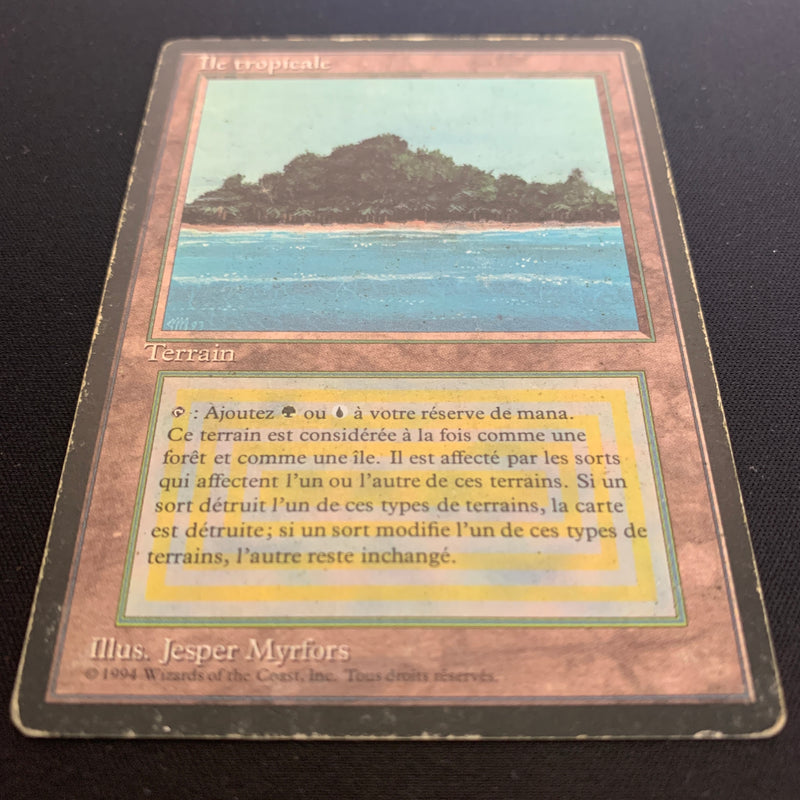 Tropical Island - Foreign Black Bordered - French