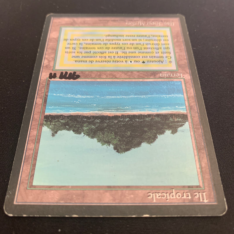 Tropical Island - Foreign Black Bordered - French