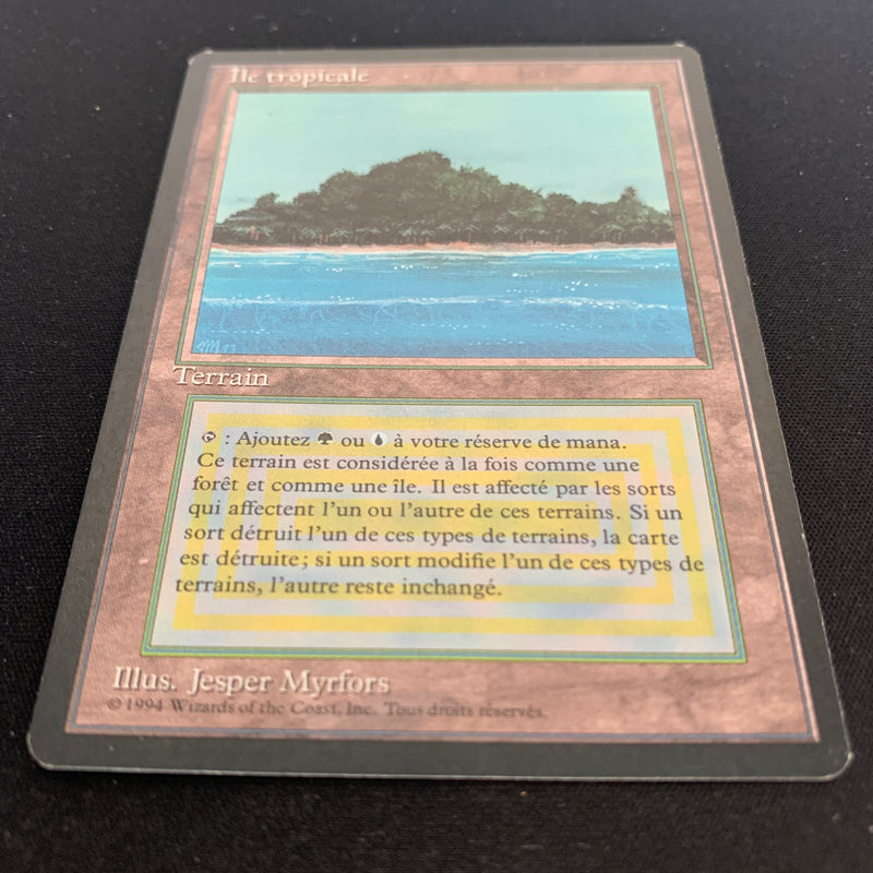 Tropical Island - Foreign Black Bordered - French